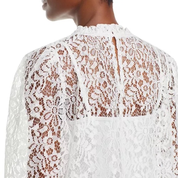 NWT Koko & Mason long sleeve lace top - size Large - Picture 4 of 5